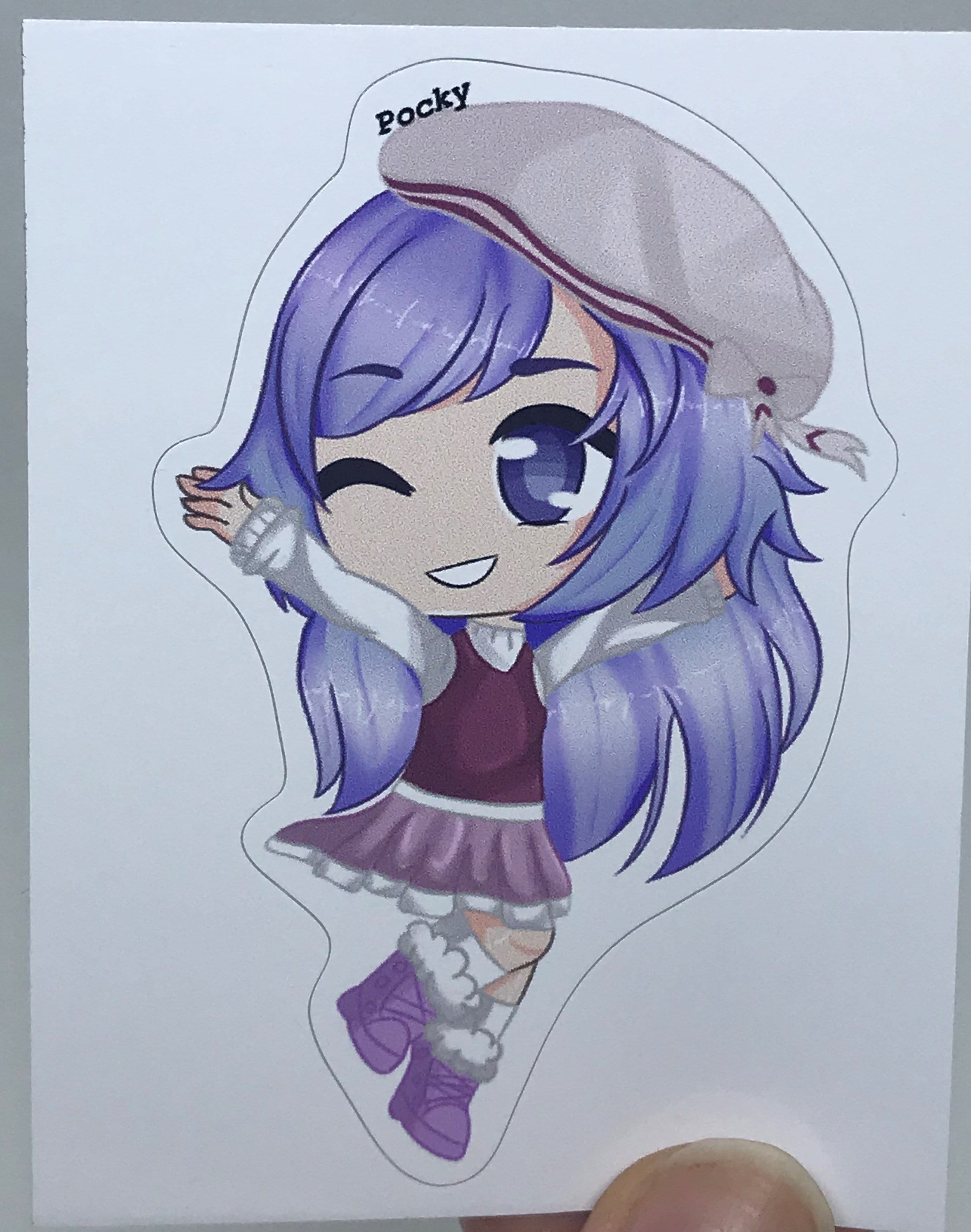 Gacha Girl Gacha Life Art Glitter Sticker -  Portugal