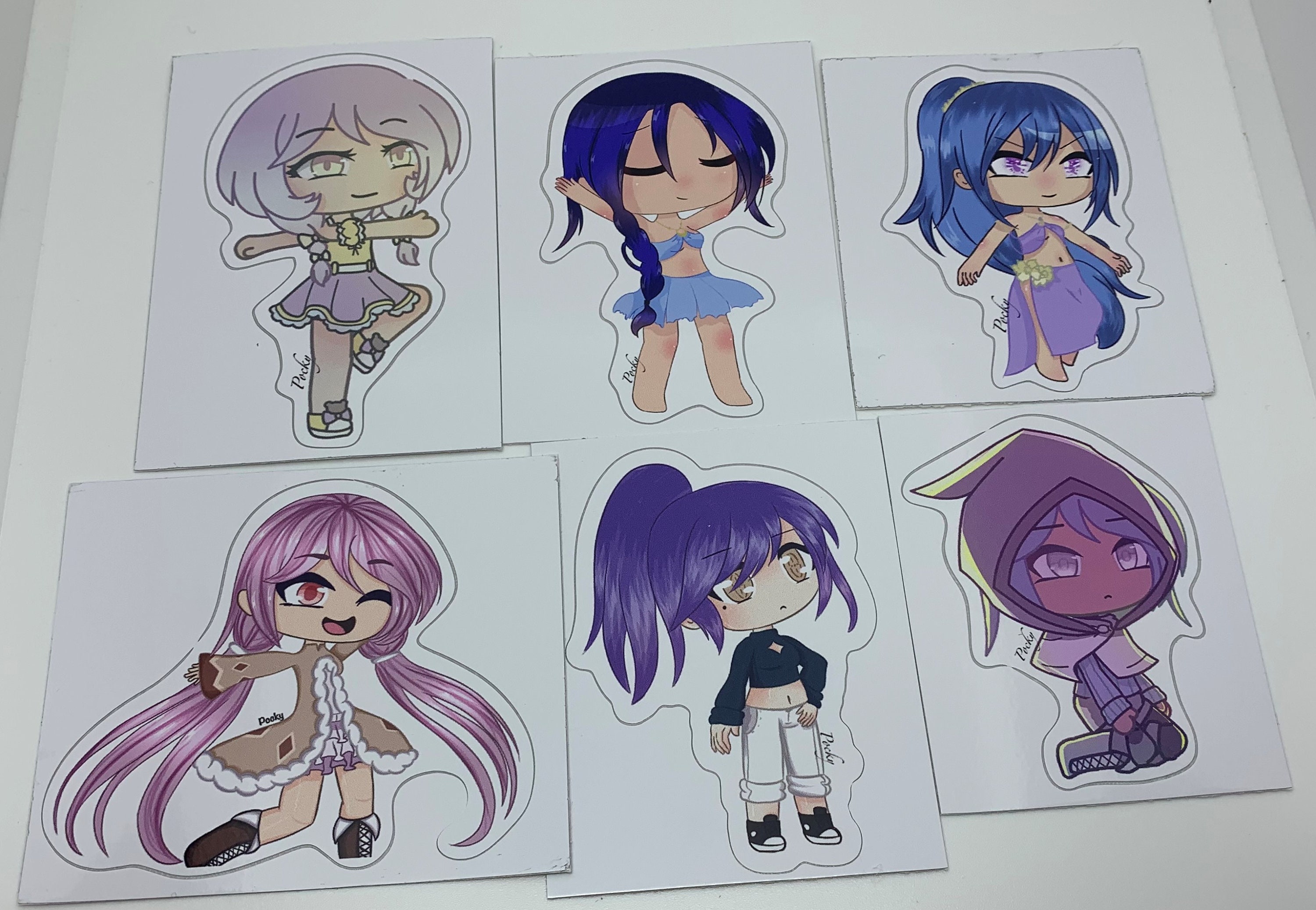 Gacha Life Girl Art Merchandise  Sticker for Sale by BeaconMarketing