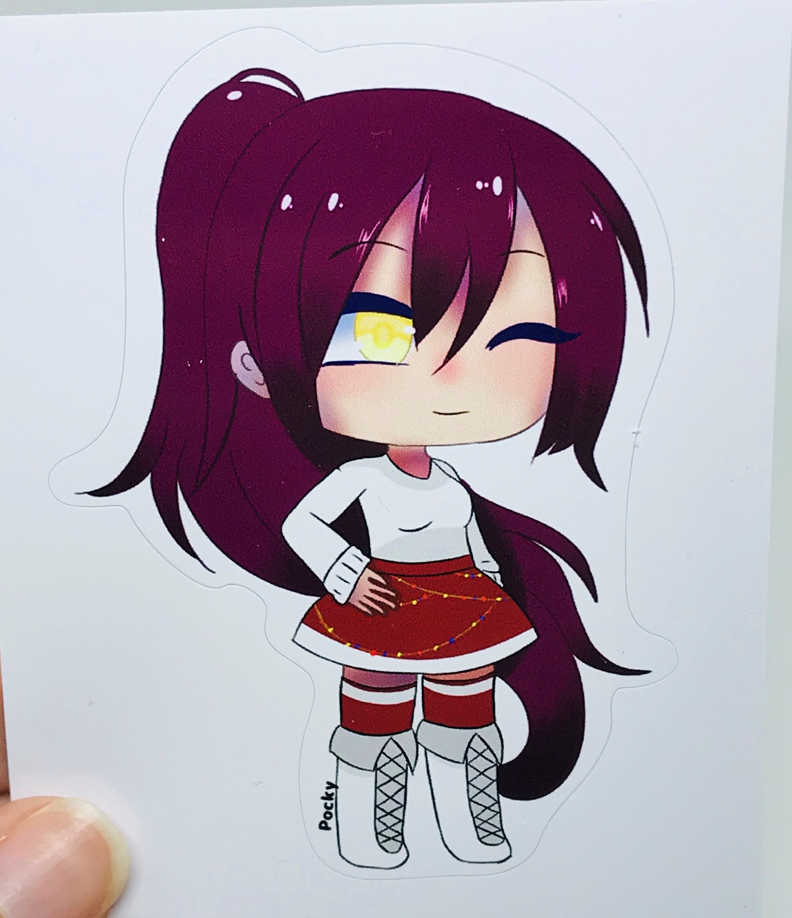 Gacha Life Girl Art Merchandise  Sticker for Sale by BeaconMarketing