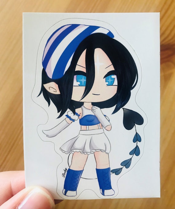 Gacha Super Star Girl Gacha Life Art Vinyl Sticker 