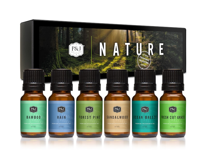 Nature Set of 6 Premium Grade Fragrance Oils Forest Pine Etsy