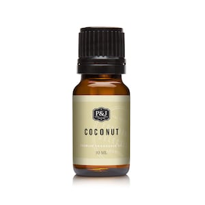 Huile parfumée à la noix de coco de qualité supérieure - 10 ml à 16 oz - Pour la fabrication et la diffusion