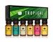 Tropical Set of 6 Premium Grade Fragrance Oils - Banana, Coconut, Awapuhi and Seaberry, Pineapple, Mango, Ocean Breeze - 10ml 