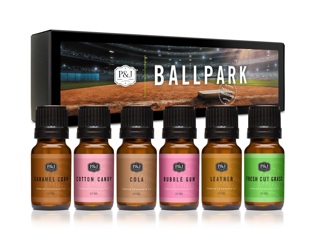 P&J Trading Ballpark Set of 6 Premium Grade Fragrance Oils Caramel Corn