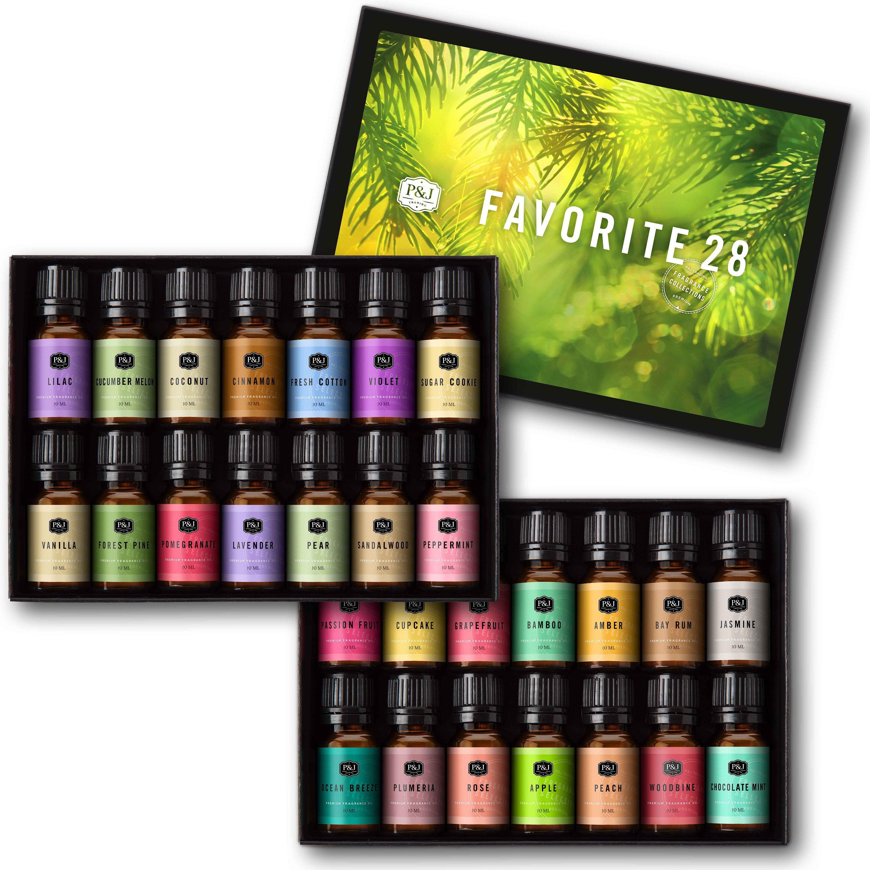 P&j Trading Fragrance Oil | Summer Flowers Set of 6 - Scented Oil for Soap Making, Diffusers, Candle Making, Lotions, Haircare, Slime, and Home