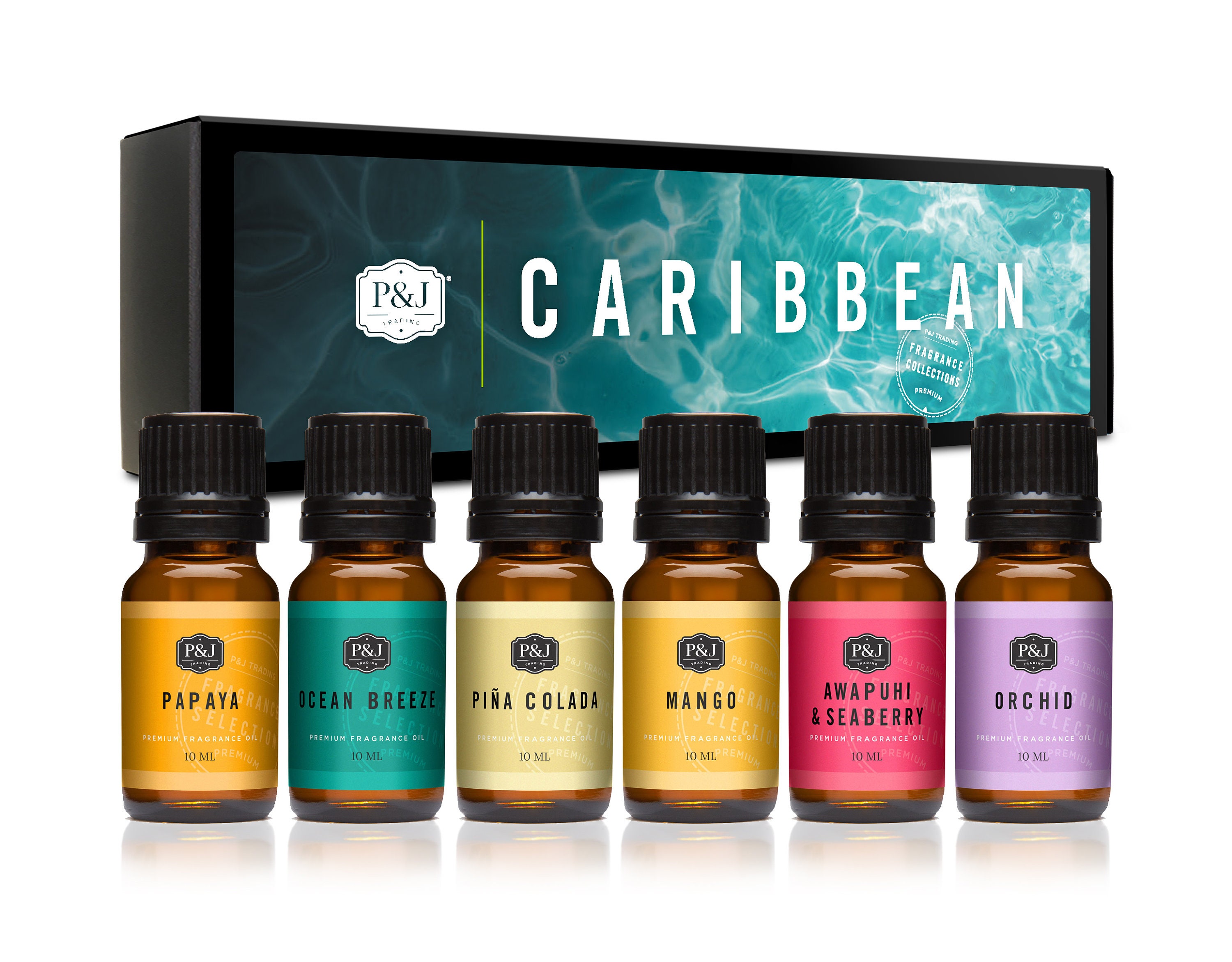 Caribbean Set of 6 Premium Grade Fragrance Oils Pina Colada | Etsy