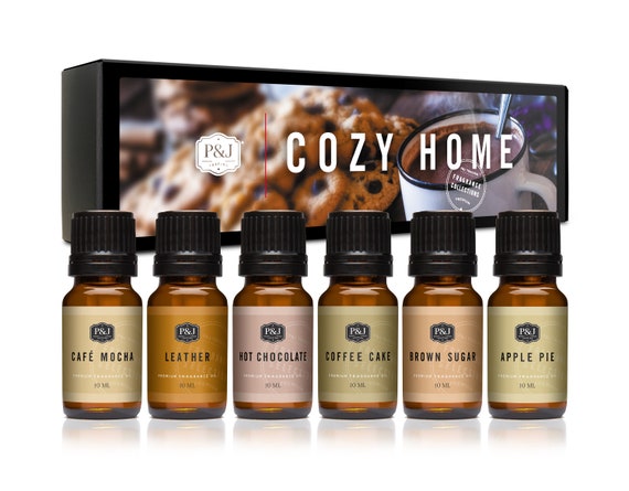 Cozy Home Set of 6 Premium Grade Fragrance Oils Brown Sugar Apple Pie Coffee Cake Cafe Mocha Leather Hot Chocolate 10ml Etsy Ireland