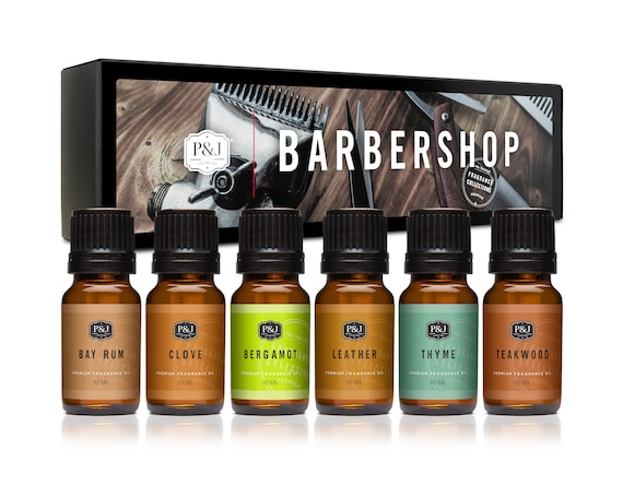 Barbershop Set of Premium Grade Fragrance Oils Leather