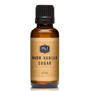 P&J Fragrance Oil | Warm Vanilla Sugar Oil 100ml - Candle Scents for Candle  Making, Freshie Scents, Soap Making Supplies, Diffuser Oil Scents