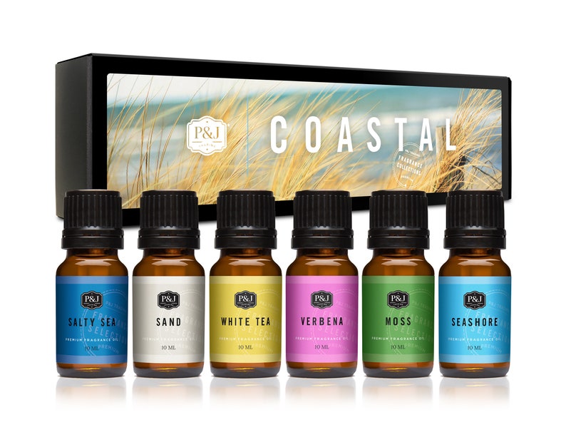 P&J Trading Coastal Set of 6 Premium Grade Fragrance Oils Etsy