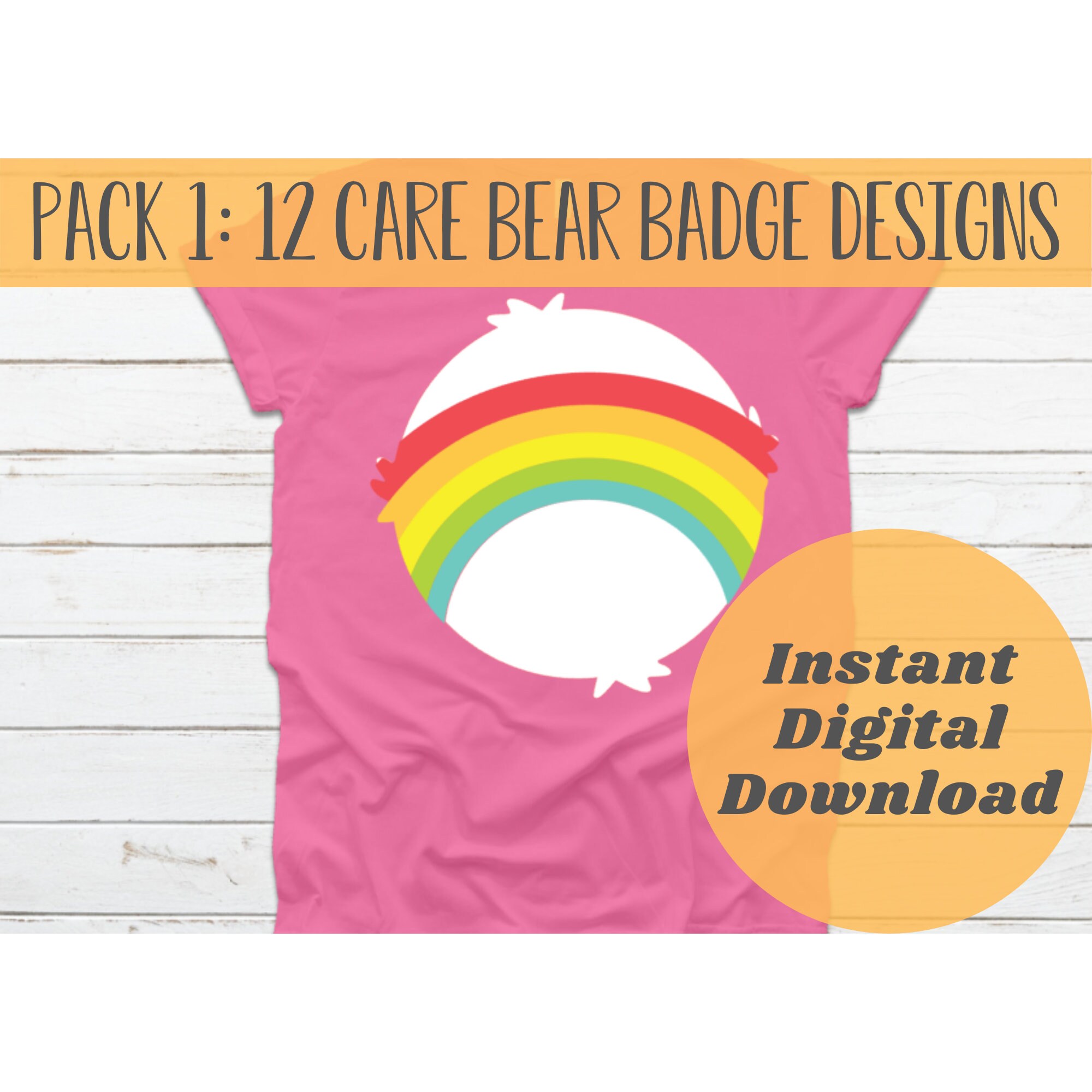 Download Pack 1: 12 Care Bear Belly Badge SVG PNG Designs w/ Reversed | Etsy Pack 1: 12 Care Bear Belly Badge SVG PNG Designs w/ Reversed | Etsy