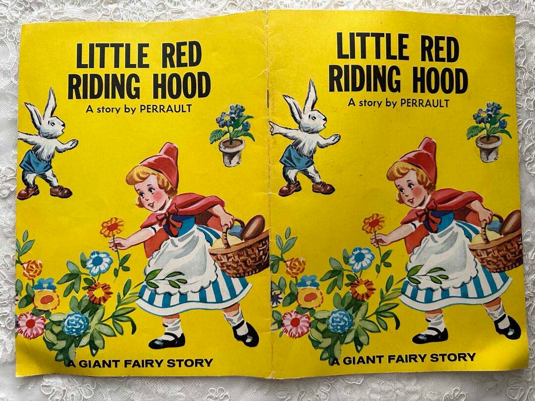 1967 MCMLXVII LITTLE RED Riding Hood Vintage Softbound Children's Book ...