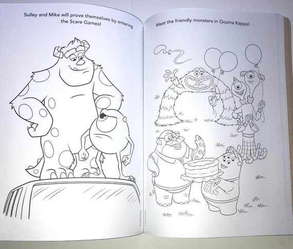 Disney Pixar Monsters Inc Coloring Pages