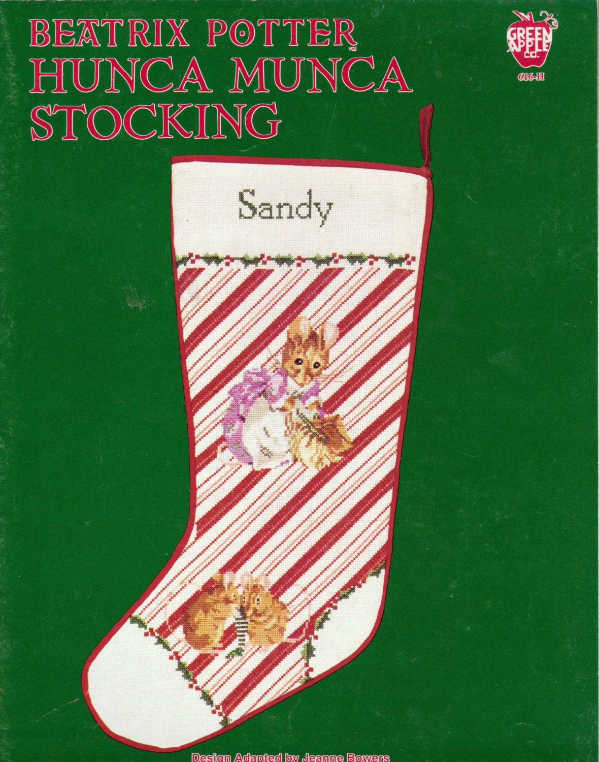 Hunca Set BEATRIX POTTER Hunca Munca CHRISTMAS Stocking Counted Cross Stitch ...