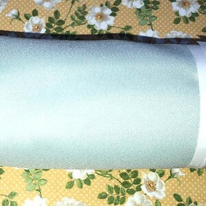 SILKY SATIN FEEL Fabric Remnant JoAnns Kinda Mint Color .889 Yards Clearing out the Sewing Room!