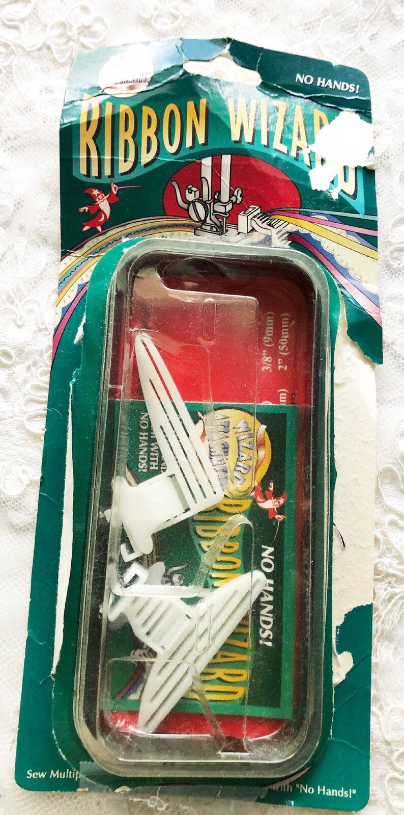 PLASTIC RIBBON WIZARD Sew Multiple Layers of Ribbon Lace and Flat Trim ...
