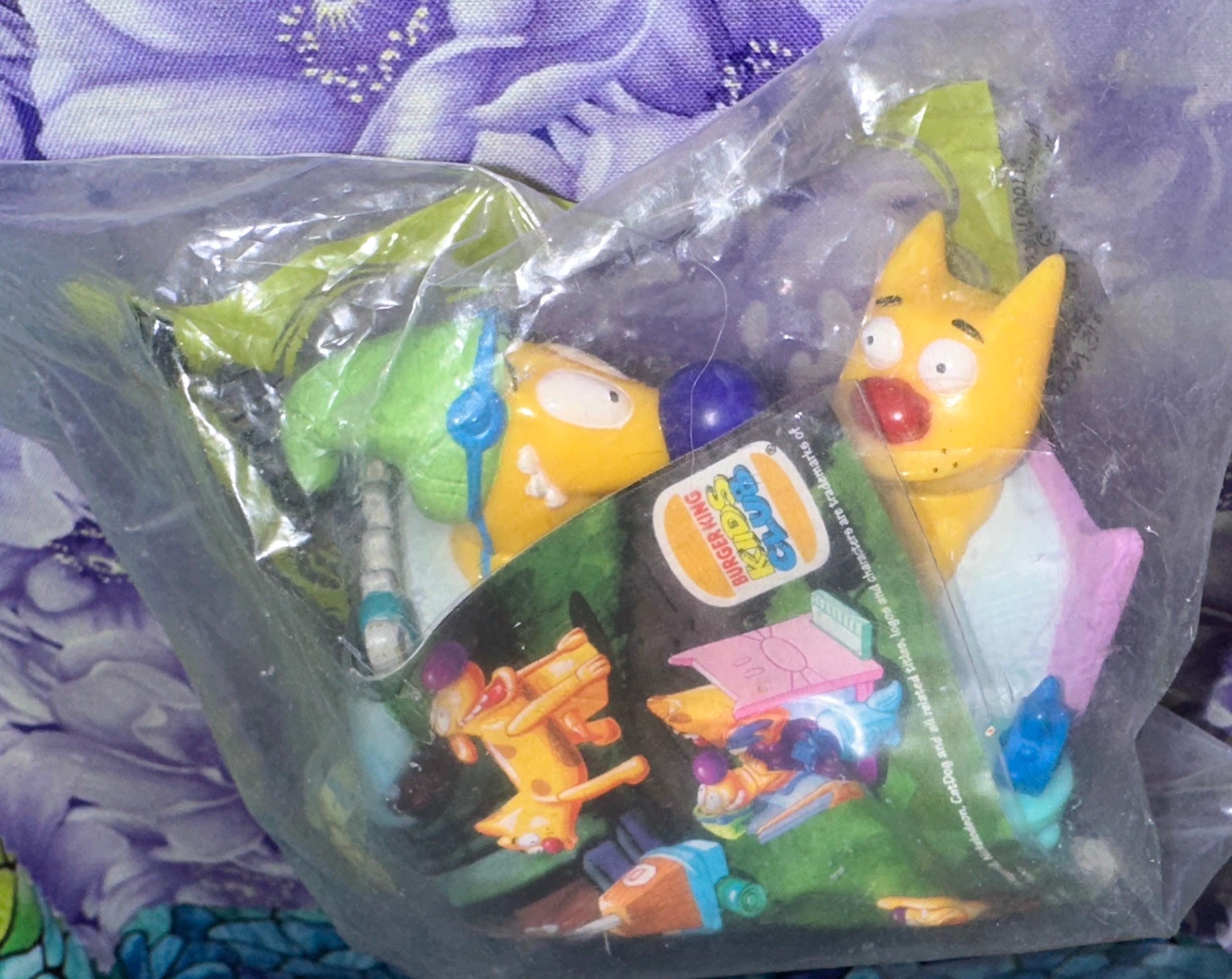 NICKELODEON CAT DOG Viacom 1999 Happy Meal Toy From Burger King