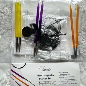 NEEDLEMASTER Interchangeable Circular Knitting Needle Set. 13 Size
