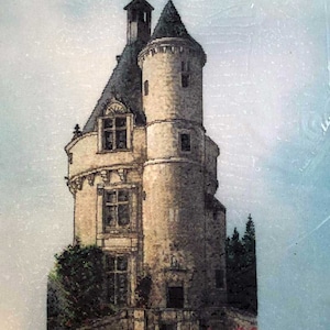 TOUR DE MARQUES Chateau Chenonseau Loire Valley France Original Counted Cross Stitch Chart & Color Photograph Silver Lining S.L. 153