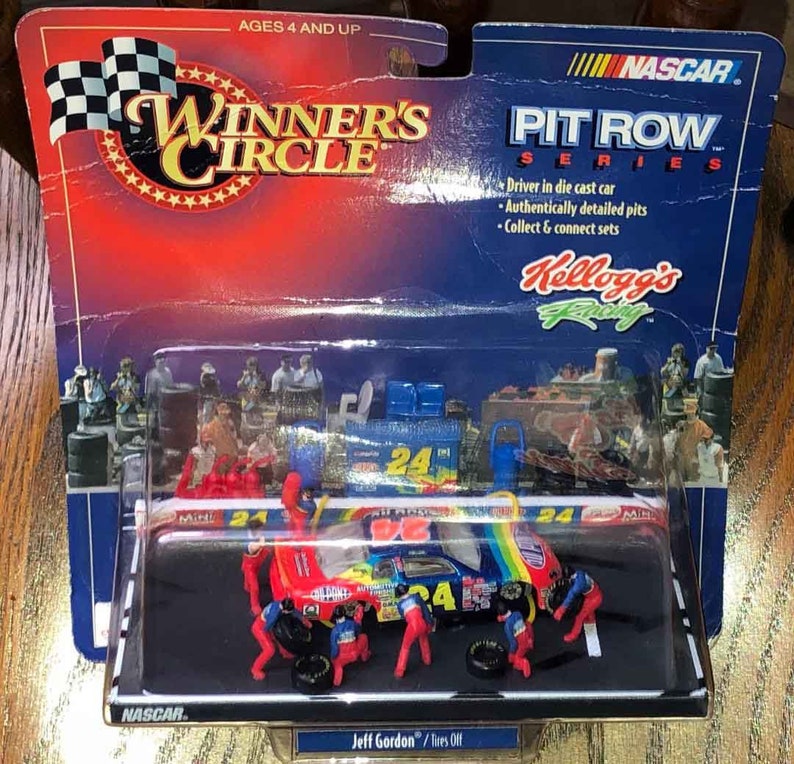 1999 NASCAR PIT ROW Series Jeff Gordon Tires off Miniature Etsy