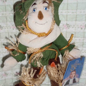 1998 WIZARD of OZ SCARECROW Warner Brothers Bean Bag Plush Adult Owned Tag protected