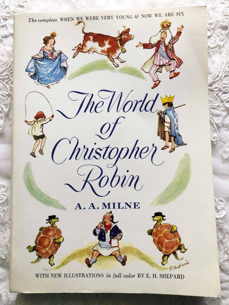 Shepard Christopher Robin Vintage WORLD of CHRISTOPHER ROBIN A. A. Milne New Illustrated Full ...