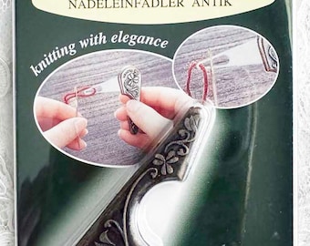 Clover ANTIQUE YARN THREADER Knitting with Elegance Art. No. 3114 Brand New Condition