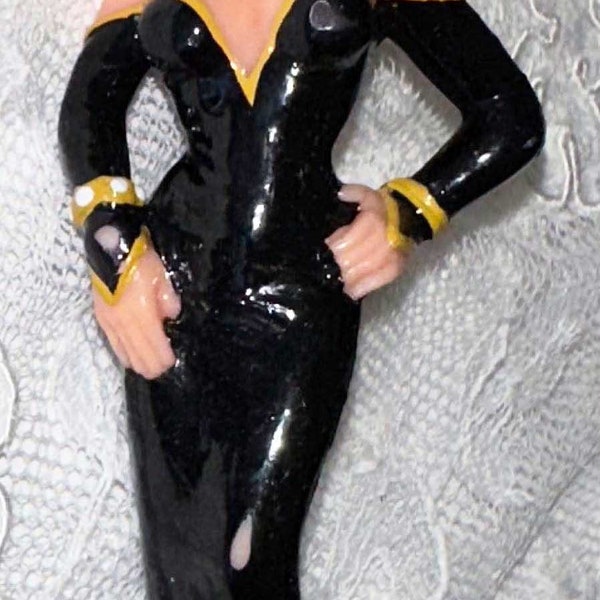 1 Figure BREATHLESS VINTAGE P.V.C. Figures 1990 Cake Toppers Movie Star Singer Great Condition