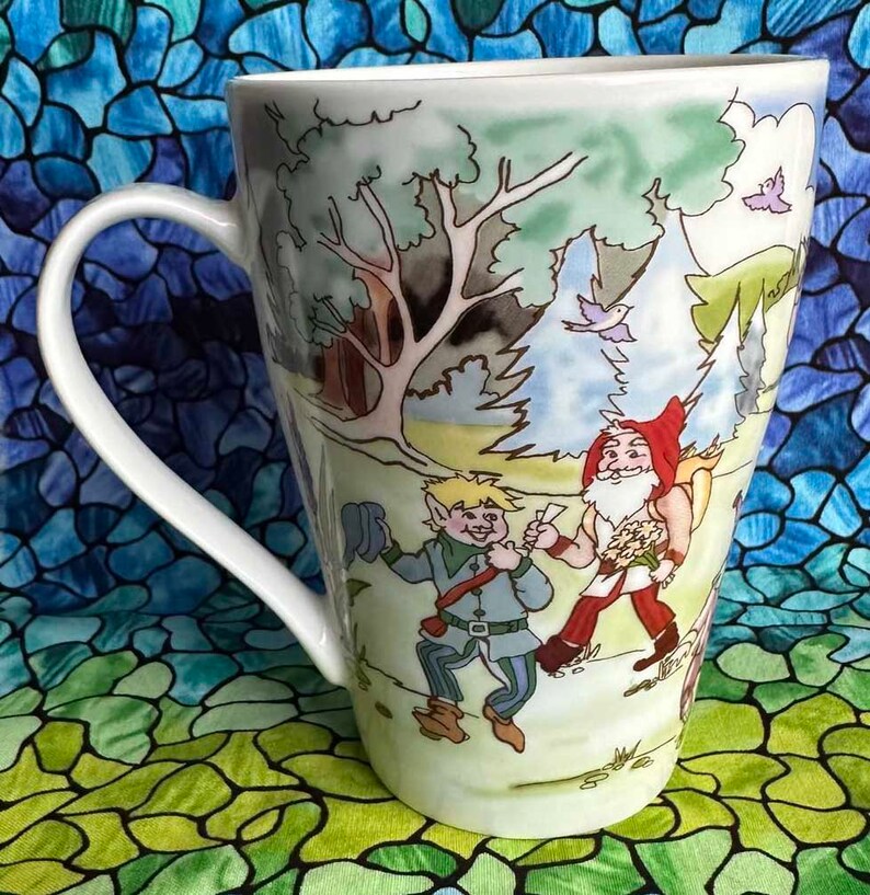 Cardew Mug SNOW WHITE & 7 DWARFS Paul Cardew Made in England Coffee Tea Mug ...