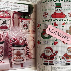 250 CHRISTMAS QUICKIES CROSS Stitch Hardbound Book Leisure Arts Best Of Books 144 Pages Full Color charts Santa Snowman More