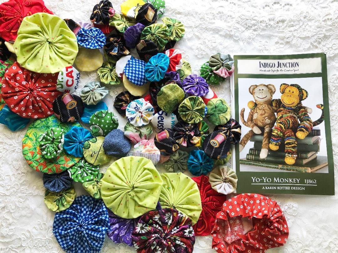 YO-YO MONKEY Indygo Junction Monkey Cloth Doll Karen Kottke - Etsy
