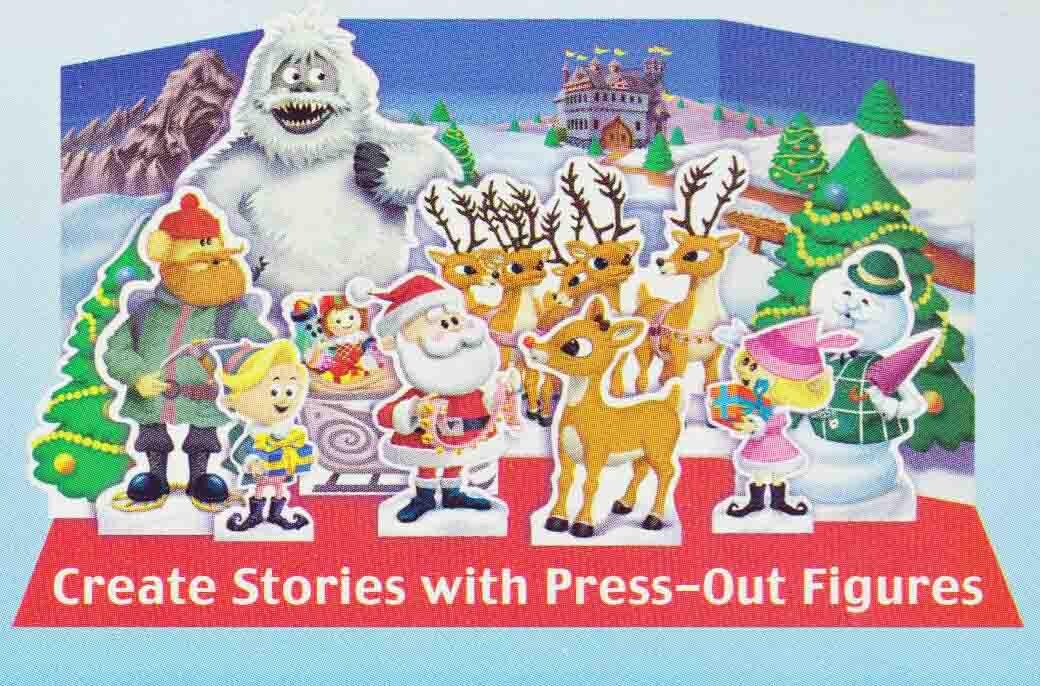Rock Out Rudolph Images 2001 Punch Out Build Scene RUDOLPH RED Nosed REINDEER Spotted Elephant ...