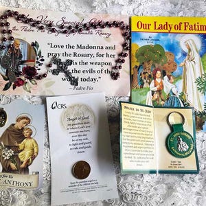 Rosary Keychain With Guardian Angel Charms - Etsy