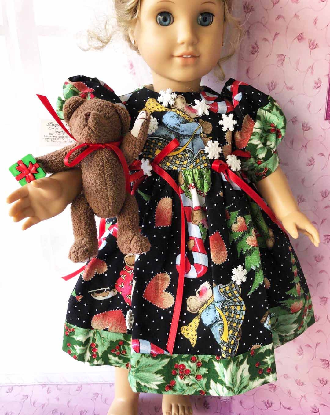 19日削除　Daisy Dollワンピース＋ヘドレ　サックス DAISY KINGDOM MOUSE Christmas 18