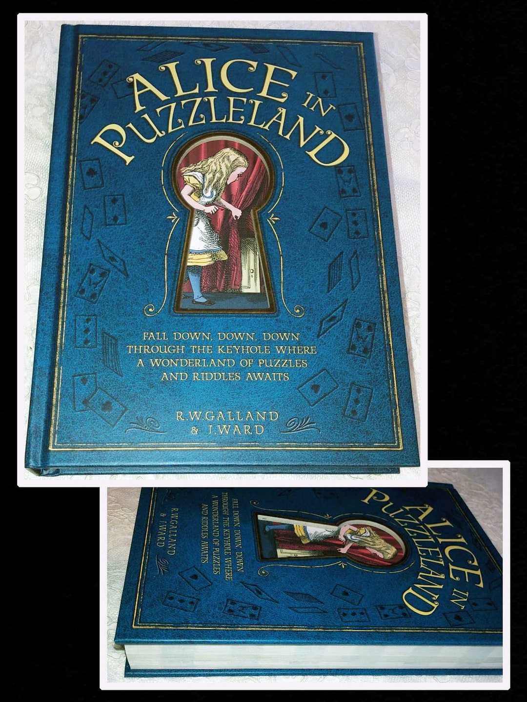 ALICE in WONDERLAND PUZZLE Very Thick Book Galland & J. Ward Puzzles