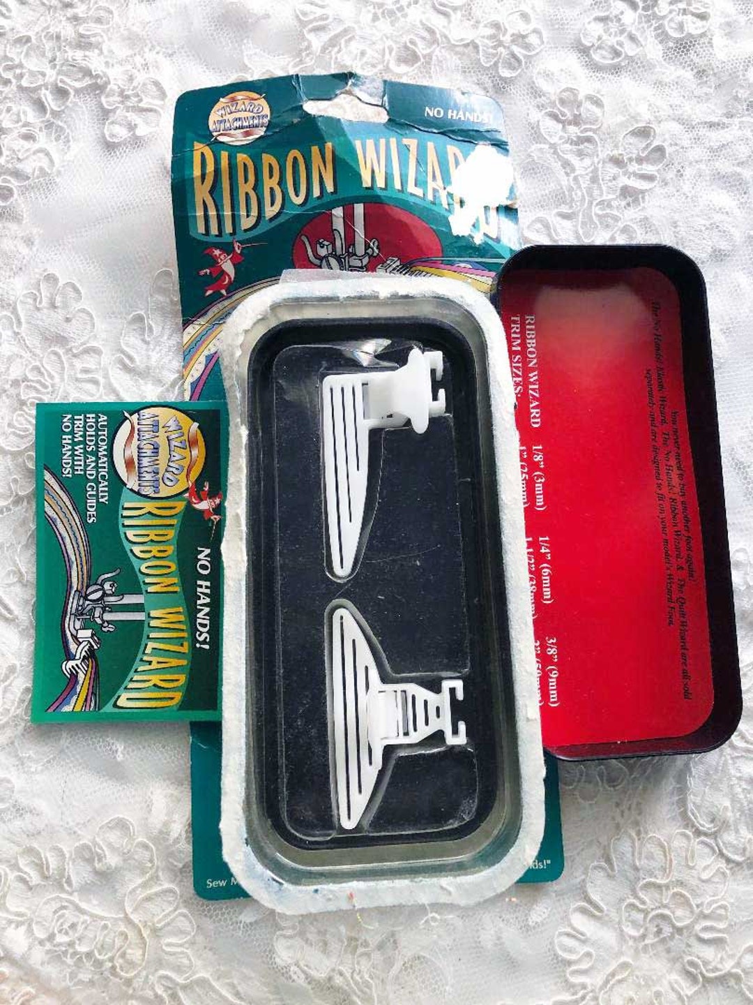 PLASTIC RIBBON WIZARD Sew Multiple Layers of Ribbon Lace and Flat Trim ...