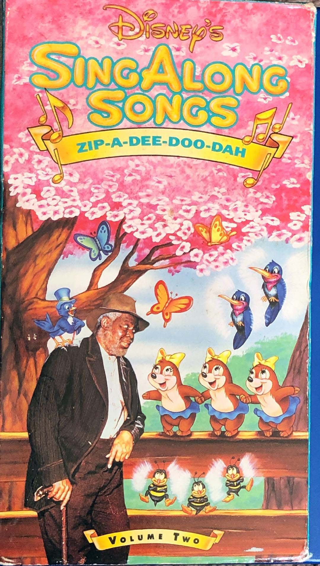 DISNEY SONG of SOUTH V.H.S. Video Tape Singalong Songs Zip-a