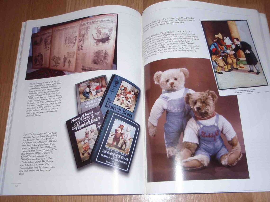 THEODORE ROOSEVELT & CLIFFORD Berryman The Teddy Bear Men 2nd | Etsy