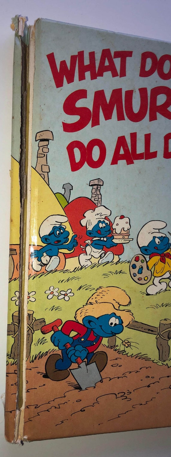 3 Older SMURFS BOOKS COMICS Hardbound and Softbound Smurf Soup