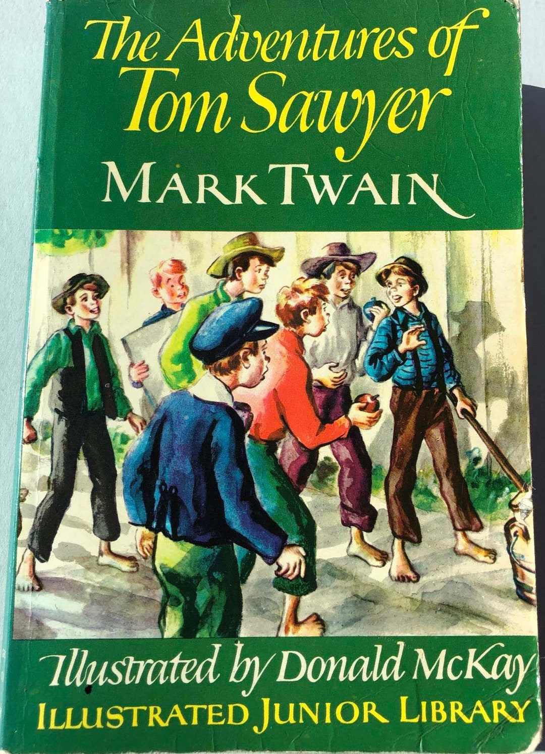 VINTAGE ADVENTURES of TOM Sawyer Mark Twain Illustrated by Donald Mckay ...