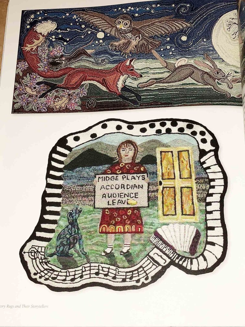 Story Rug Book STORY RUGS and Their STORYTELLERS Thick Book Rug Hooking P - Etsy