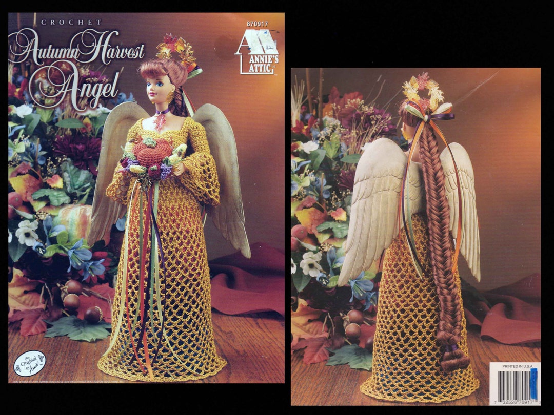 Crochet AUTUMN HARVEST BARBIE Fashion Doll Pattern Booklet an Original ...