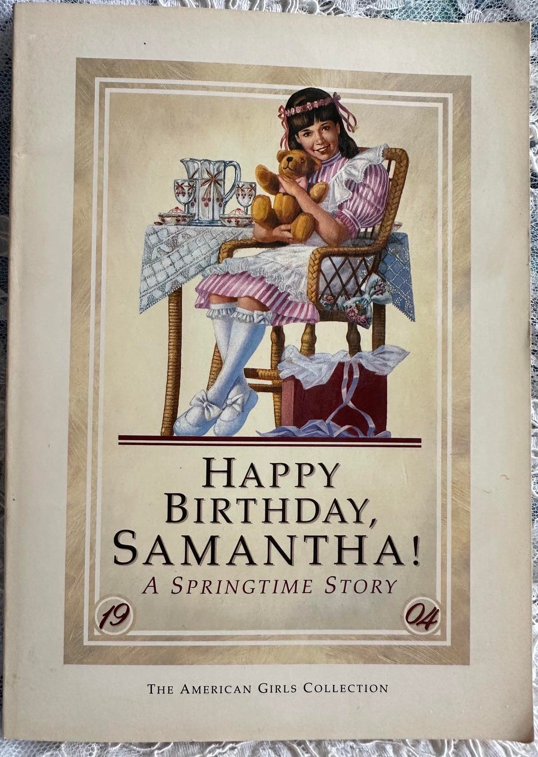 Vintage HAPPY BIRTHDAY SAMANTHA A Springtime Story the American Girls