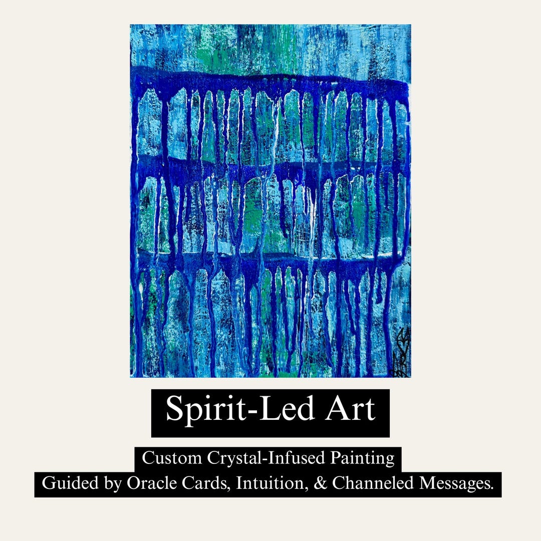 Spiritual Art, Crystal Painting, Channeled Art, Oracle Reading ...