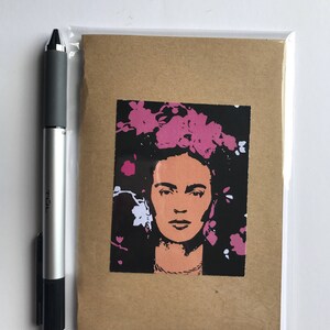 Frida Kahlo, Frida Kahlo Notebook, Journal Set, Notebook Set, Sketchbook, Small Notebook, Gift for Writers, Notepad, Frida Kahlo Stationery image 6