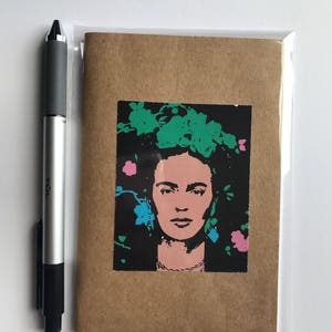 Frida Kahlo, Frida Kahlo Notebook, Journal Set, Notebook Set, Sketchbook, Small Notebook, Gift for Writers, Notepad, Frida Kahlo Stationery image 4