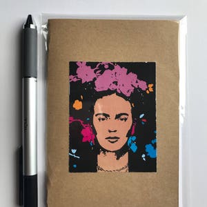 Frida Kahlo, Frida Kahlo Notebook, Journal Set, Notebook Set, Sketchbook, Small Notebook, Gift for Writers, Notepad, Frida Kahlo Stationery image 9
