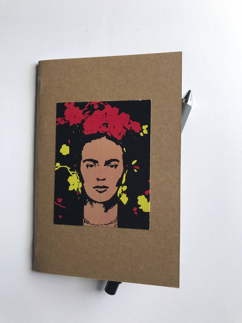 Frida Kahlo, Frida Kahlo Notebook, Journal Set, Notebook Set, Sketchbook, Small Notebook, Gift for Writers, Notepad, Frida Kahlo Stationery image 3