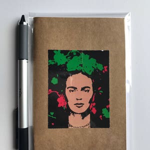 Frida Kahlo, Frida Kahlo Notebook, Journal Set, Notebook Set, Sketchbook, Small Notebook, Gift for Writers, Notepad, Frida Kahlo Stationery image 8