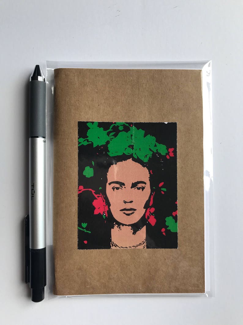 Frida Kahlo, Frida Kahlo Notebook, Journal Set, Notebook Set, Sketchbook, Small Notebook, Gift for Writers, Notepad, Frida Kahlo Stationery image 8
